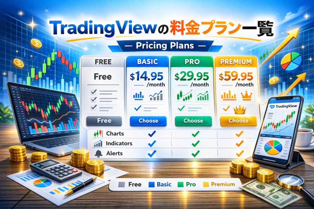  TradingViewの料金プラン一覧